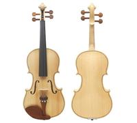 SADPRKR Violín con patrón de abeto de madera maciza para estudiantes, niños, principiantes, adultos, actuación, tigre, violín