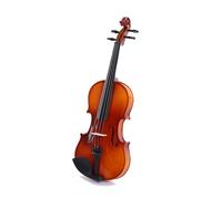 SADPRKR Violín de madera maciza con patrón de tigre con luz brillante, popular juego de violín de madera de arce, adecuado para niños y adultos