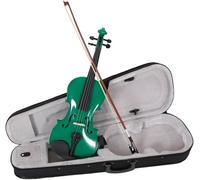 SADPRKR Violín de madera maciza para principiantes, regalo de festival de Navidad, violín con estuche y lazo y colofonia para niños y estudiantes