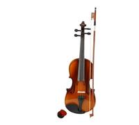 SADPRKR Violín original, violín de madera maciza con caja y arco para principiantes