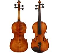 SADPRKR Violín para adultos con patrón de violín mate, diapasón de ébano, madera antigua, grado profesional, examen, tocar piano principiante