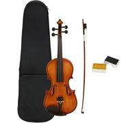 SADPRKR Violín para adultos con patrón de violín mate, diapasón de ébano, madera antigua, grado profesional, examen, tocar piano principiante