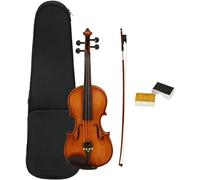 SADPRKR Violín para adultos patrón mate violín ébano diapasón madera antigua examen de grado profesional tocando piano principiante