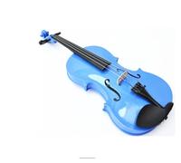 SADPRKR Violino da azul, instrumento musical de violino, artesanato à mão