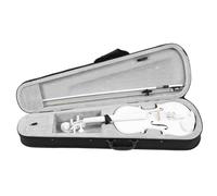 SADPRKR Violon étudiant 4/4 Violon de violon de taille réelle pour les débutants pour enfants violon blanc