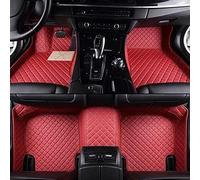 SADQRG Alfombrillas Coche para X5 E70 2006 2007 2008 2009 2010 2011 2012 2013 Año Detalles Interior Alfombra Alfombrillas Personalizadas para El Piso Automóvil Alfombrillas Coche Juego(Rojo)