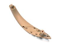 SADQRG Coche Izquierda Derecha Interior Manija Puerta Panel Cubierta Embellecedora para 3 Series F30 F34 F35 2012-2018, Accesorios Puerta Manija Interior Coche(Beige Left Front)