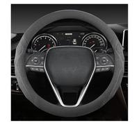 SADQRG Cubre Volante Protector Cuero Vaca Ante para Volante Coche, 38cm, para Toyota, para Corolla, para Camry, para Rav4, para Auris(Gris)