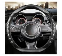 SADQRG Cubre Volante Protector para Volante Coche Fibra Carbono para Toyota para RAV4 2013-2019 para Auris 2013-2016(Gris)