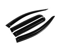 SADQRG Deflectores De Aire Deflectores De Ventana Lateral Coche para Mazda 3 2013-2018 Negro Protección contra El Clima Lluvia Sol Humo Toldos Refugio Visores Ventanillas Laterales(2)