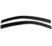 SADQRG Deflectores De Aire para FIAT 500 2011-2016 Visor De Ventana Lateral Coche Protector Lluvia Y Sol Refugio Cubierta Molduras Marcos Pegatina Visores Ventanillas Laterales