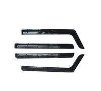 SADQRG Deflectores De Aire para Hummer para H3 2005-2009 Año Auto Ventana Lateral Deflectores De Viento Viseras Black Rain Guard Visor Puerta Tonos Ventilación Visores Ventanillas Laterales