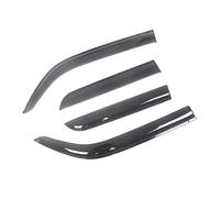 SADQRG Deflectores De Aire para Toyota para Highlander 2001-2019 Ventana Lateral Deflectores De Viento Viseras Black Rain Guard Visor Puerta Tonos Ventilación Dark Smoke Visores Ventanillas Laterales