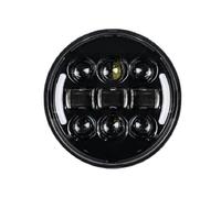 SADQRG Faro Delantero Moto Accesorios Universales Faros Delanteros LED Motocicleta Para V-Star 3/4/5 Pulgadas Con Luz Diurna DRL(Tipo B)