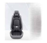SADQRG Funda Asiento Coche para Ford para Fiesta para Fusion para Mondeo para Taurus para Mustang Fundas Asiento Automóvil Universales(Gray Black+Cushion)