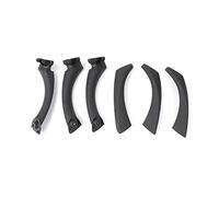 SADQRG Interior del Coche para E90 E91 3 Series 2004-2012 Panel De Manija Puerta Sedan Pull Trim Cover Auto Styling Accesorios Puerta Manija Interior Coche(Black 6Pcs)