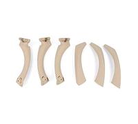 SADQRG Interior del Coche para E90 E91 3 Series 2004-2012 Panel De Manija Puerta Sedan Pull Trim Cover Auto Styling Accesorios Puerta Manija Interior Coche(Beige 6Pc)