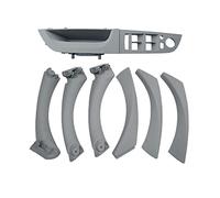 SADQRG Interior Derecho Izquierdo Coche para E90 E91 3 Series 2004-2012 Accesorios para Automóviles Kit Cubierta Embellecedor Panel Manija Puerta Puerta Manija Interior Coche(Grey)