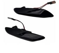 SADQRG Intermitente Lateral Dinámico LED Secuencial Para Serie 1/3/5 E81 E88 E46 E90 E91 E92 E93 E60 E61 X3 X1 Luces Giro Indicadoras(Smoked black 001)