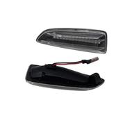SADQRG Intermitente Secuencial LED Con Luz De Señalización Lateral Dinámica Para Opel Para Astra J 2009-2015 Y Para Opel Para Astra K 2015-2019 Luces Giro Indicadoras(Crystal White)