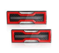 SADQRG Luces Traseras Luces Traseras LED Para Land Para Cruiser Serie 70 FJ75 LC79 Luces Traseras Señal Giro Dinámicas Freno Inverso Conducción Trasera Piloto Trasero(Clear)