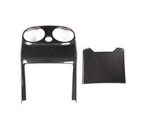 SADQRG Panel Interior Embellecedor De Salida Aire Acondicionado Trasero con Diseño Carbono ABS para Benz para Clase C para W205 2015-2018 Pegatinas Decorativas Coche(Carbon Pattern)