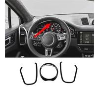 SADQRG Panel Interior Embellecedor Reposabrazos Interior para Cayenne 2018-2022 ABS Marco Taza Agua Salida Aire Cubierta Coche Pegatinas Decorativas Coche(Style 10)