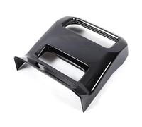 SADQRG Panel Interior Embellecedor Salida Aire Acondicionado Trasera del Coche para Toyota para Land para Cruiser 250 para Prado LC250 Pegatinas Decorativas Coche(Negro)