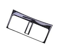 SADQRG Panel Interior Juego De 2 Embellecedores Salida Aire Trasera Interior con Patrón Fibra Carbono Negro para Acura TL 2004-2008 Pegatinas Decorativas Coche