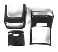 SADQRG Panel Interior para Benz para Clase GLE GLS para W167 X167 ABS Salida Ventilación Aire Acondicionado Trasero Cubierta Antipatadas Pegatinas Decorativas Coche(Carbon Pattern)