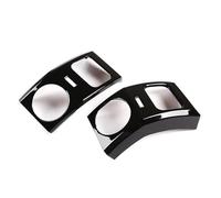 SADQRG Panel Interior para Land para Rover para Discovery 3 ABS Consola Lateral Aire Acondicionado Salida Cubierta Decorativa Pegatinas Decorativas Coche(Negro)