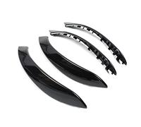 SADQRG para 3 4 Series F30 F31 F32 F33 F34 F35 F36 F80 F82 F83 2012-2018 Reemplazo De La Puerta Interior Tirador Manija Cubierta Exterior Puerta Manija Interior Coche(Piano Black 4PCS Set)