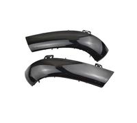 SADQRG Para VW Para Golf 5 GTI V Mk5 Para Jetta Para Passat B5.5 B6 Para Sharan Para Eos: Intermitente LED Dinámico Retrovisor Lateral Luces Giro Indicadoras(Smoked Black)