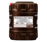 SAE 10W40 Pemco Multifarm Stou 20 Aceite de Motor Litros Multifunción Utilitario