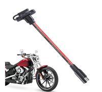 SAE Battery Charger Port - Cable de extensión para moto, cable de cobre | SAE Quick Connect Extension Cable W/Screw Terminal, Pure Copper Wire for Trickle Charging Motorcycle, Boat Batteries