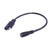 SAE - Cable de alimentación automotriz de 20 AWG DC5.5 x 2.1 mm a conector SAE, cable extensor de desconexión rápida, cable de conversión de cable de alimentación solar