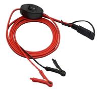 SAE Extension Cable, Battery Charger Connector, Quick Button Adapter for Motorcycle Car RV Trailer Tractor Lawn Mower Power Plug Wire Harness Charging Port Accessory