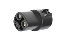 SAE J1772 a adaptador de carga, conector de cargador EV de 60 A 250 V con protección de agua IP54, compatible con modelo 3/Y/S/X para charla pública (J1772 (con collar))