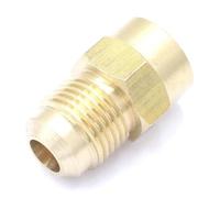 SAE Male 5/8"-18 UNF Fit Tube OD 3/8" x 1/4" NPT Female Brass SAE 45 Degree Pipe Fitting Connectors 1000 PSI CBQZCHWDKT