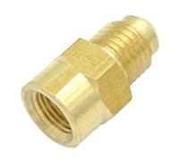SAE Male 7/16"-20 UNF Fit Tube OD 1/4" - 1/8" NPT Female Brass SAE 45 Degree Pipe Fitting Connectors 1000 PSI CBQZCHWDKT