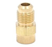 SAE Thread 1/2"-20 UNF Fit Tube OD 5/16" x 1/8" NPT Female Brass SAE 45 Degree Pipe Fitting Adapter LLBOGRGGN