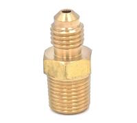SAE Thread 5/16"-24 UNF Fit Tube OD 1/8" - 1/8" NPT Male Brass SAE 45 Degree Pipe Fitting LLBOGRGGN