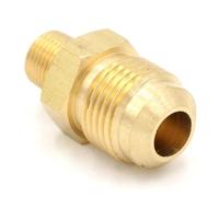 SAE Thread 5/8"-18 UNF Fit Tube OD 3/8" - 1/8" NPT Male Brass SAE 45 Degree Pipe Fitting Adapters Connectors 1000PSI