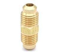 SAE Thread 7/16"-20 UNF Fit Tube OD 1/4" Straight Brass SAE 45 Degree Pipe Fitting Adapter HSMXNEONJB