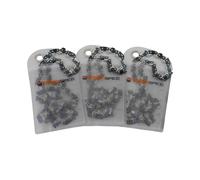SÄGENSPEZI Juego de 3 cadenas de sierra 3/8 1,5 mm 76 TG de corte longitudinal, cadena de repuesto para casi todos los modelos de motosierras