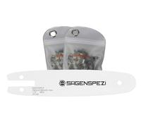 SÄGENSPEZI Juego de rieles guía de 192 mm 1/4" 38TG 1,1 mm, incluye 2 cadenas para Parkside PGHSA20