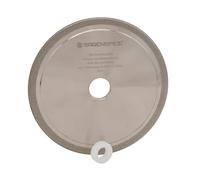SÄGENSPEZI Muela de amolar CBN 145 × 22,23 × 4,5 mm - Rectificadora profesional para cadenas estándar y de carburo de tungsteno, galvanizada, uso húmedo/seco, incluye adaptador de 12 mm