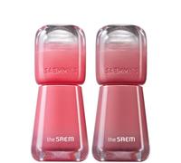 Saemmy Ade Shot Tint (03, 04) Pintura de labios coreana a base de agua con acabado hidratante, brillo voluminoso y radiante, comodidad duradera, 0,1 fl. oz