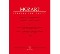 Sämtliche Kirchensonaten, Heft 5 -Sonate C-Dur KV 263 für zwei Violinen, zwei Trompeten, Orgel, Violoncello und Bass-.BÄRENREITER URTEXT.Partitur, Stimmensatz, Urtextausgabe, Sammelband