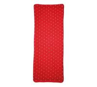 Sänger - Cojín térmico de semillas de cereza (5 cámaras, cremallera, 50 x 20 cm), color rojo